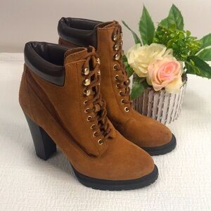 BCB Generation Suede Leather Booties Size 8